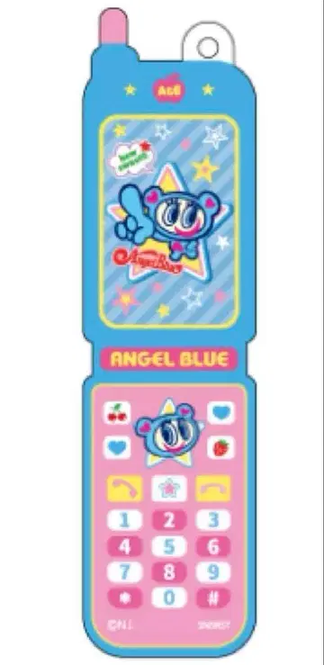 블루엔젤블루 핸드폰형 아크링 키링 나르미야 아크릴 키링 헤이세이 레트로