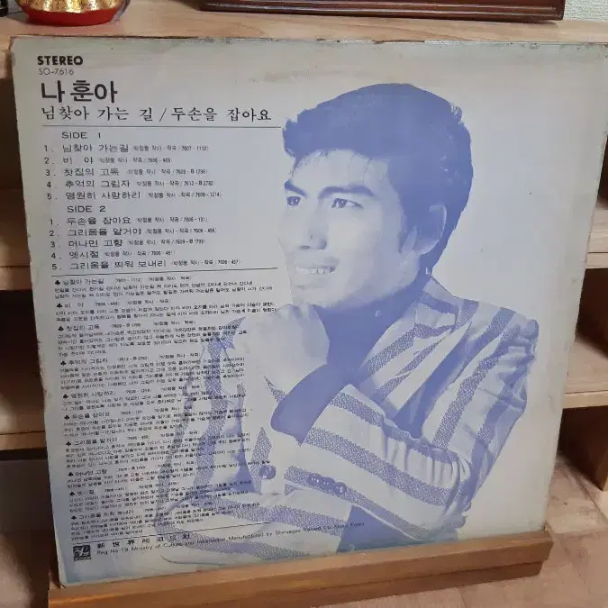 나훈아 님찾아가는길 lp