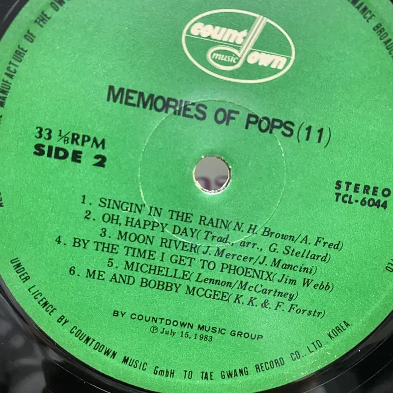 MEMORIES OF POPS LP / AA6952