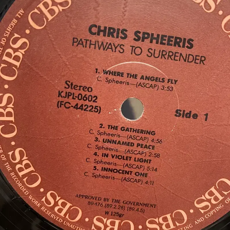 CHRIS SPHEERIS LP / AA6956