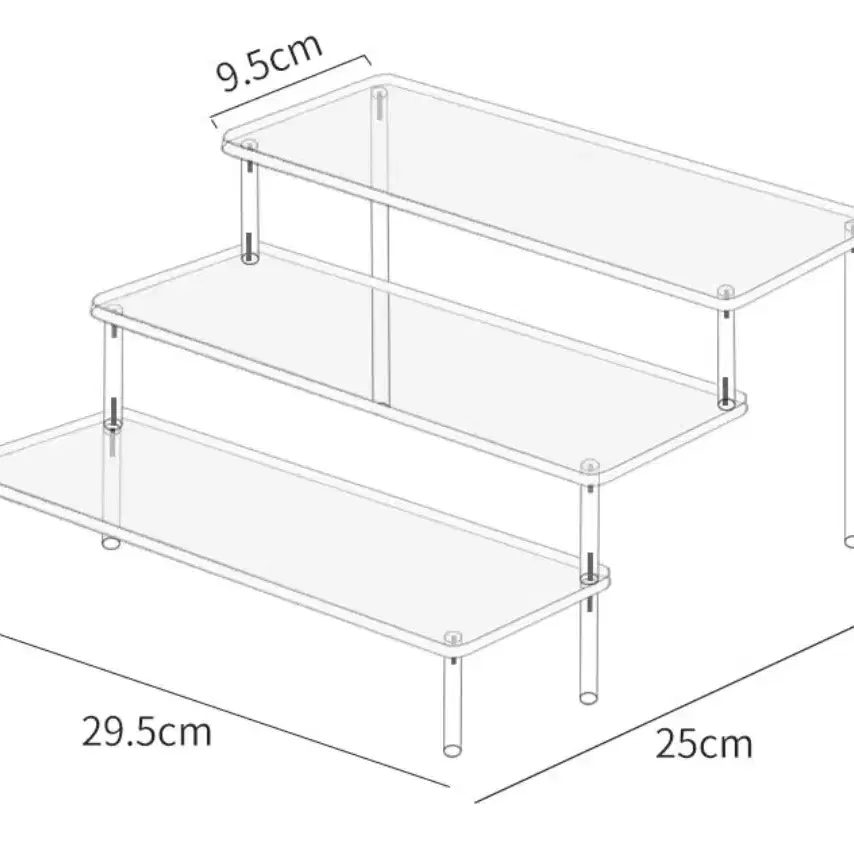 새상품*3단 아크릴 선반 피규어 등 진열
