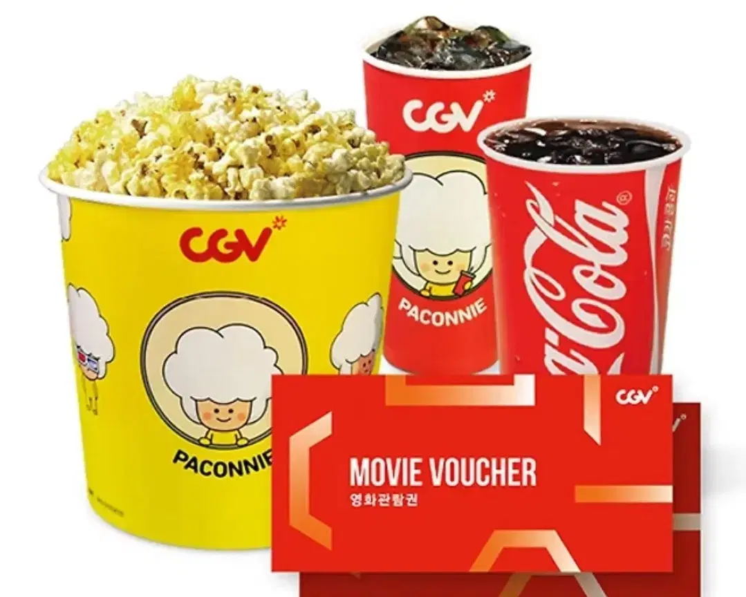 cgv 예매권 2매+팝콘라지+콜라M2개 콤보