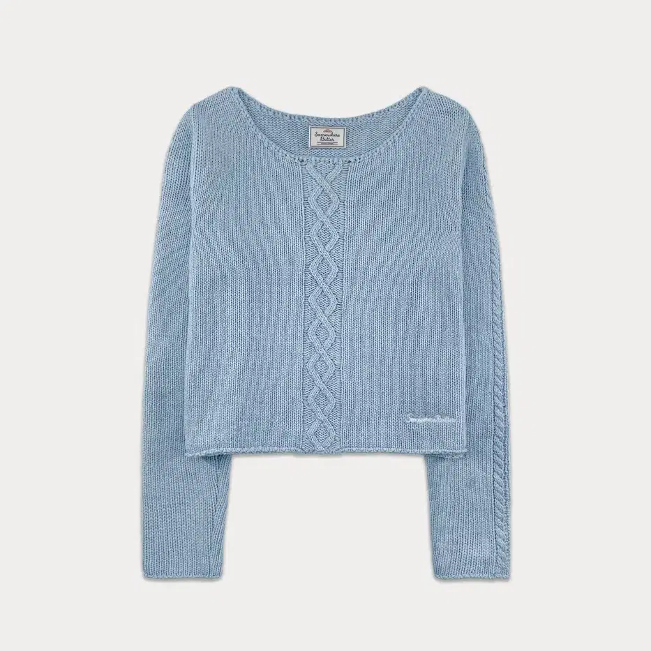 썸웨어버터-2nd / Poy Wool Knit - Light Blue