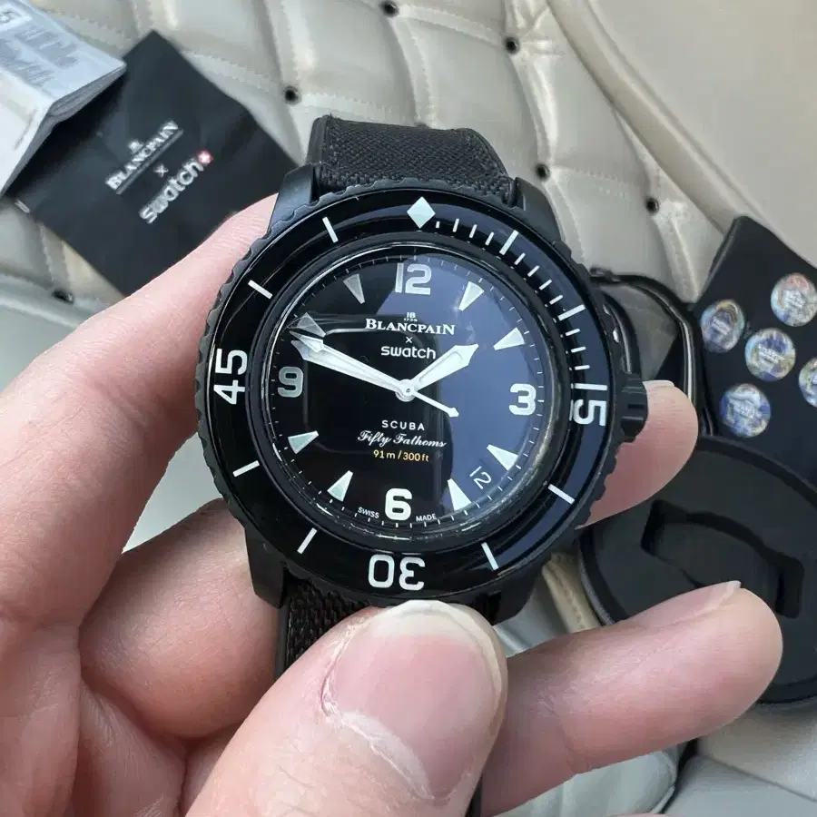 스와치x블랑팡 (swatch x BLANCPAIN) 오션오브스톰