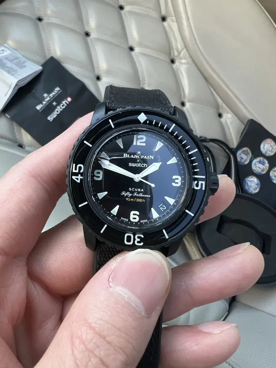 스와치x블랑팡 (swatch x BLANCPAIN) 오션오브스톰