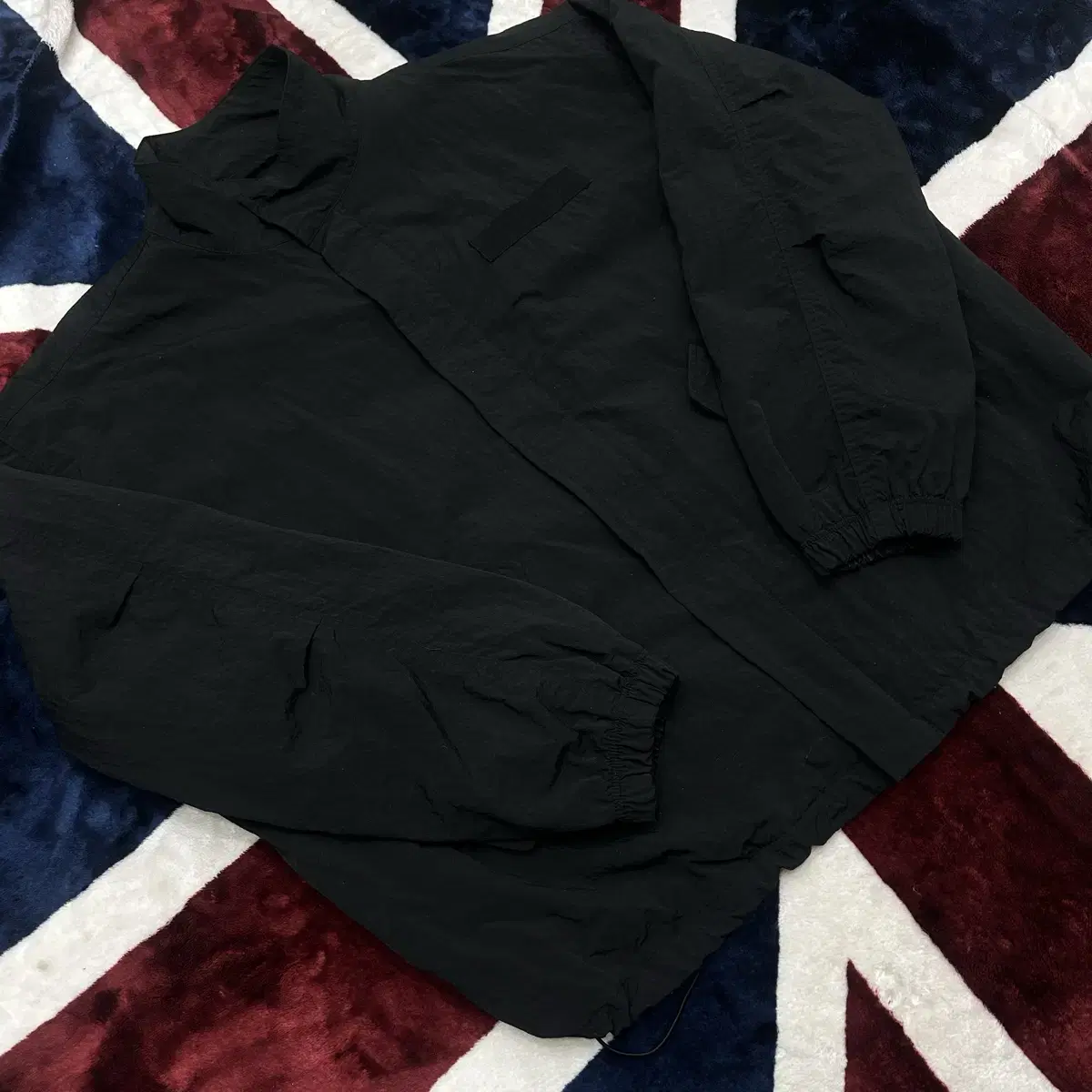 [L]Travel Overfit Nylon Short Field Jacket/Black