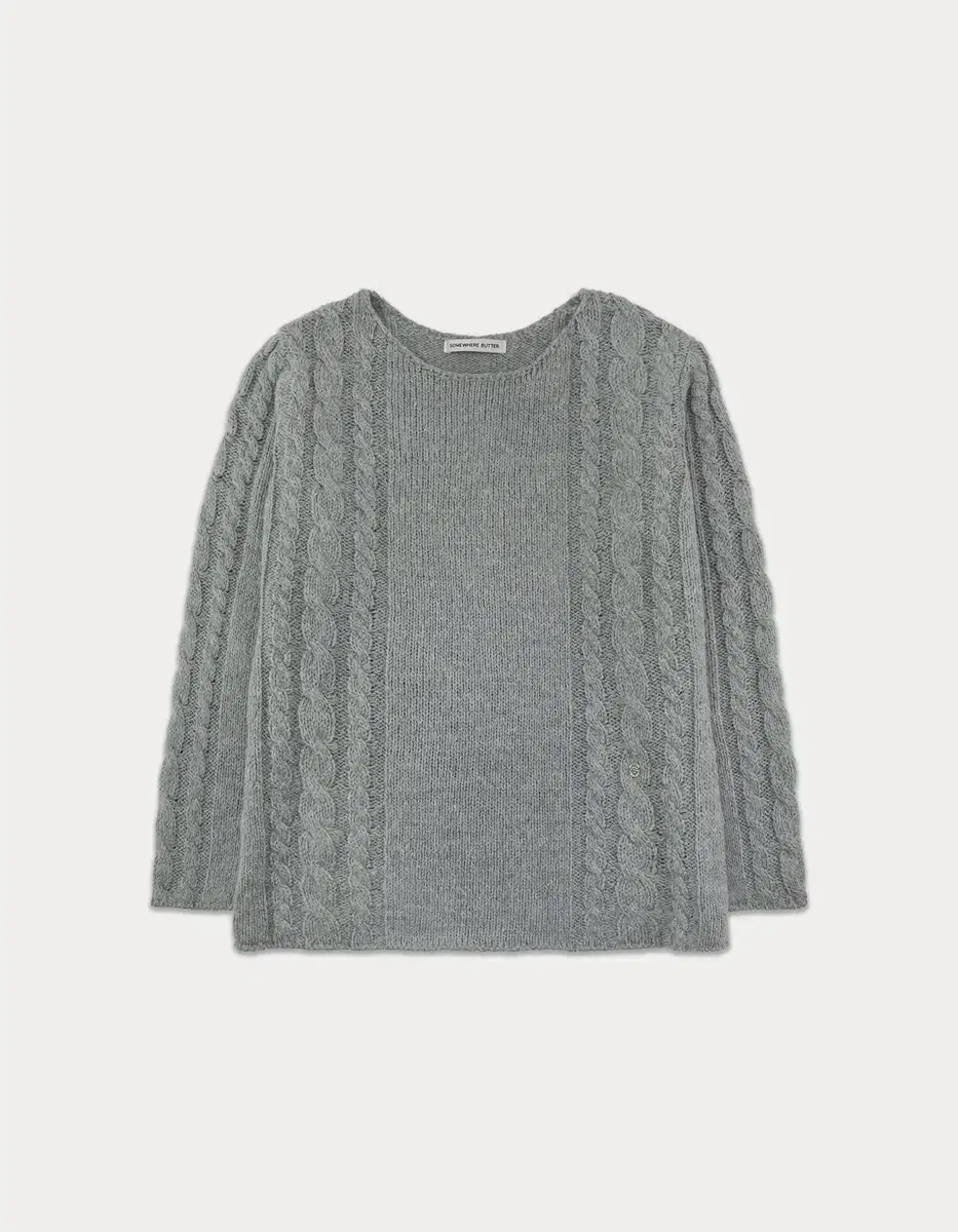 썸웨어버터-2nd / Some Cable Long Sleeve Knit