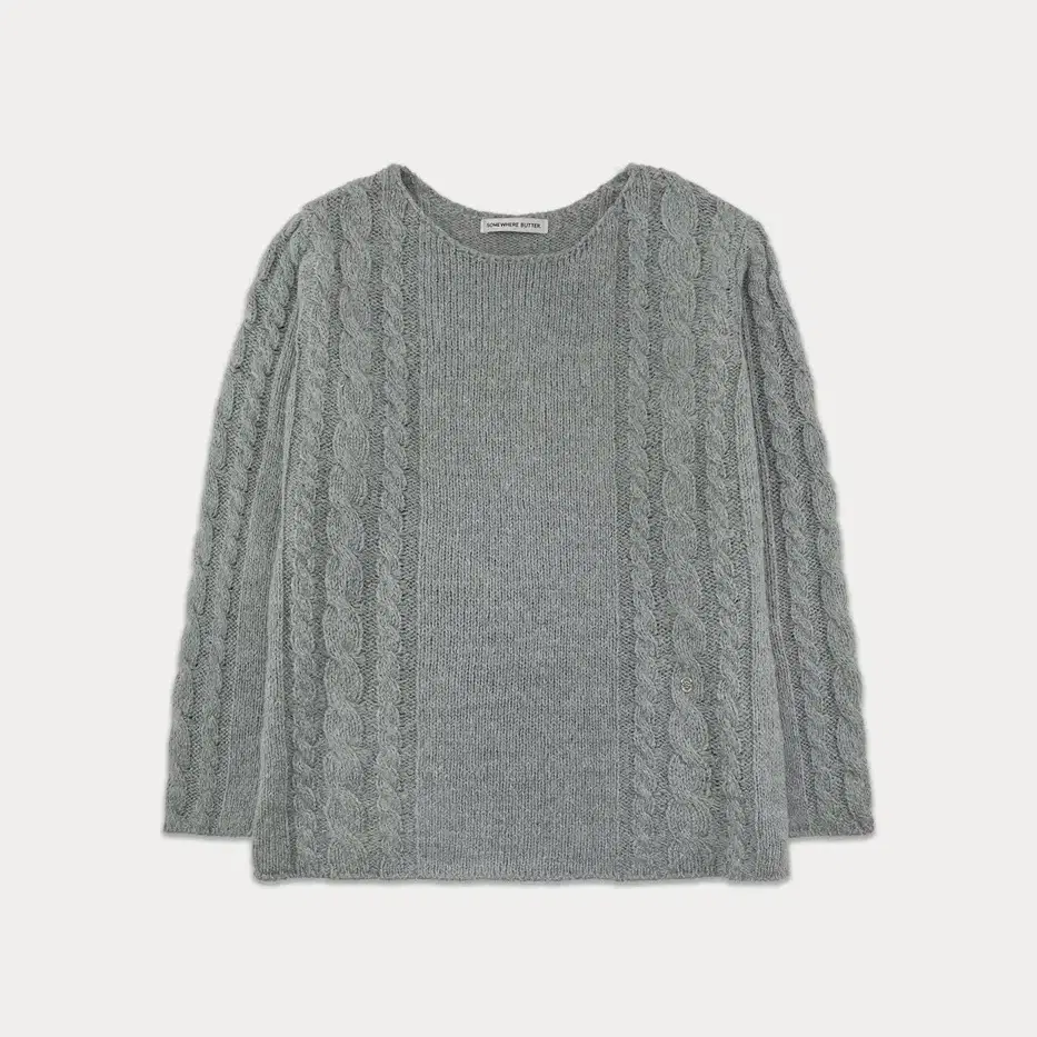 썸웨어버터-2nd / Some Cable Long Sleeve Knit