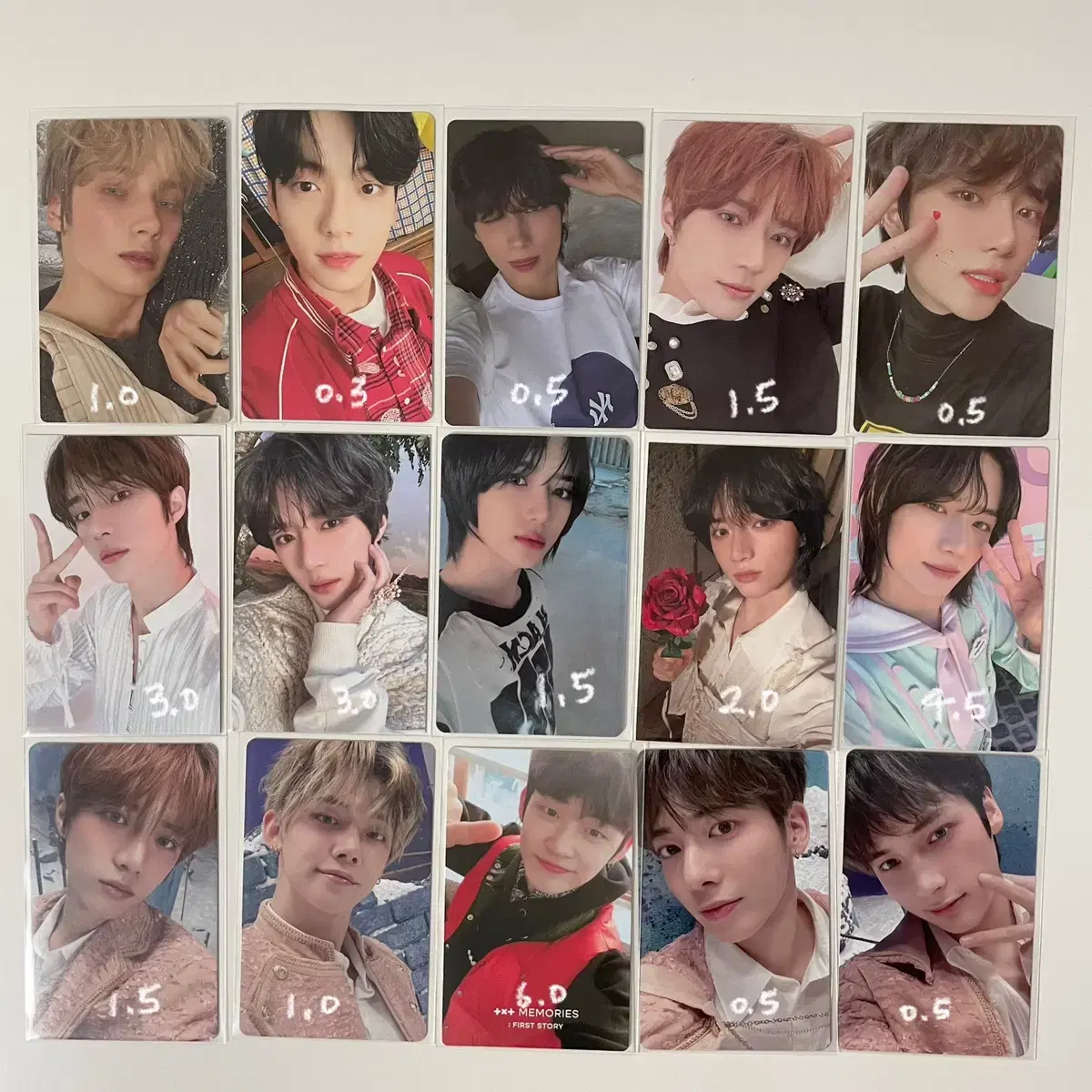 TXT photocard wts yeonjun beomgyu soobin taehyun Hooning Memories 22 seasons greetings Mojo Zone