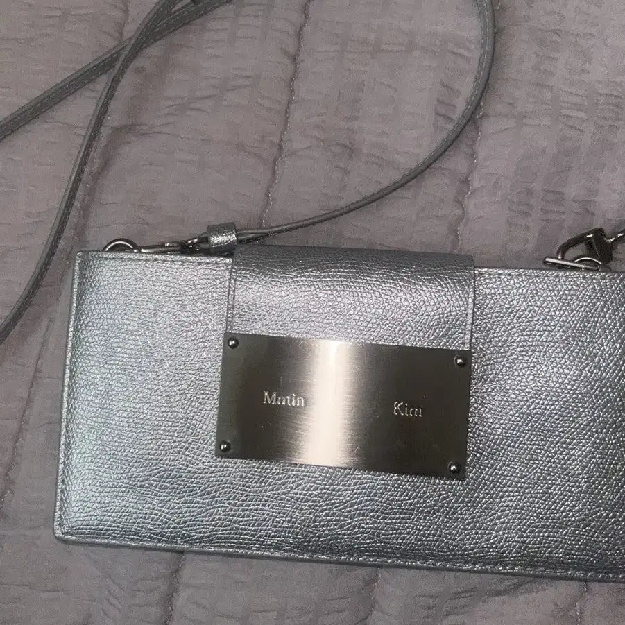 마뗑킴 컴팩트 미니백 실버 compact mini bag silver