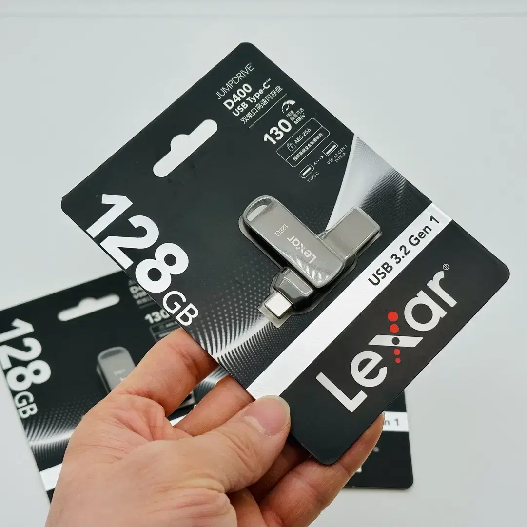 미개봉 Lexar 렉사 정품 128GB 아이폰/삼성폰용 USB3.2