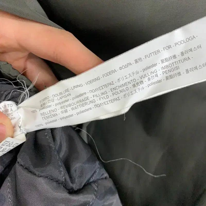 자라 ZARA 카키 바람막이 롱자켓 95 G01306