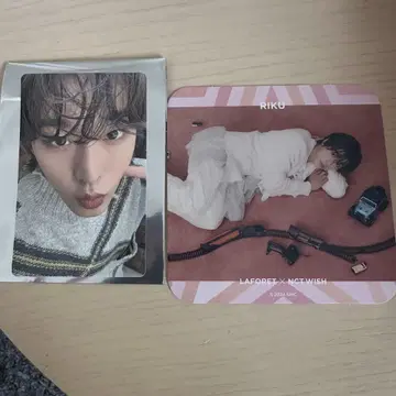 NCT WISH 리쿠 Wishful 라포레 혜택 스티커 코스터