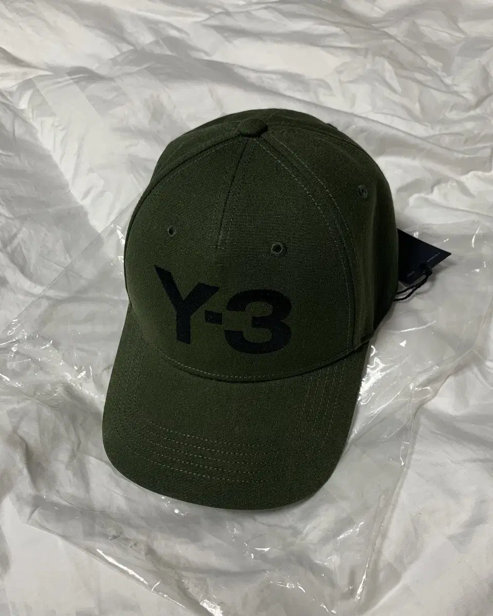 [OS] Y-3 로고 볼캡 카키