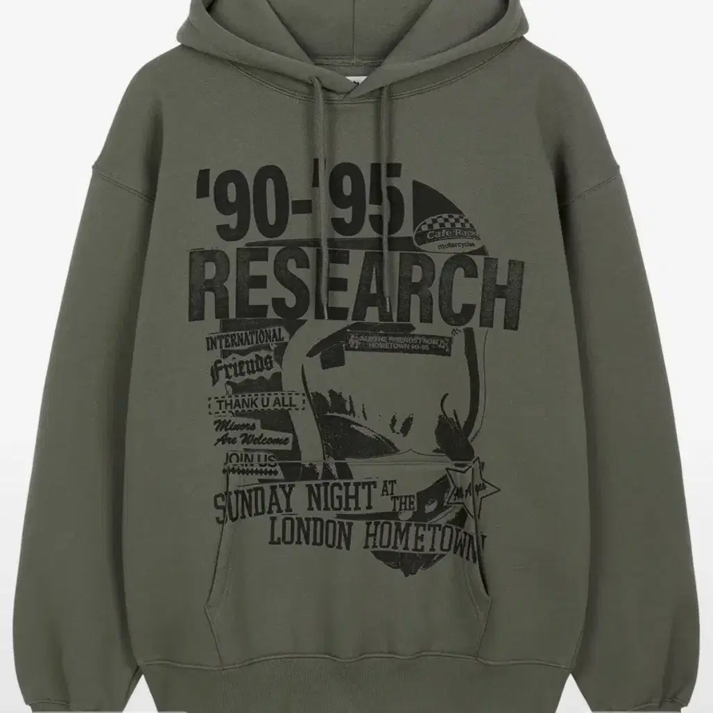 비바스튜디오 후드티 RESEARCH HOODIE