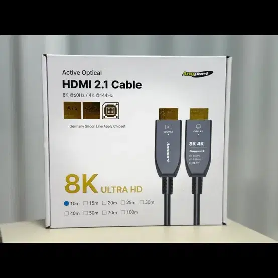 애니포트 hdmi 8k 10미터 팝니다