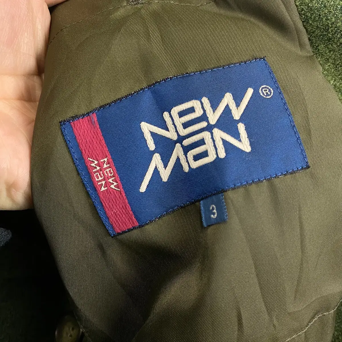 빈티지 NEW MEN mode en france 트위드 테일러드 자켓