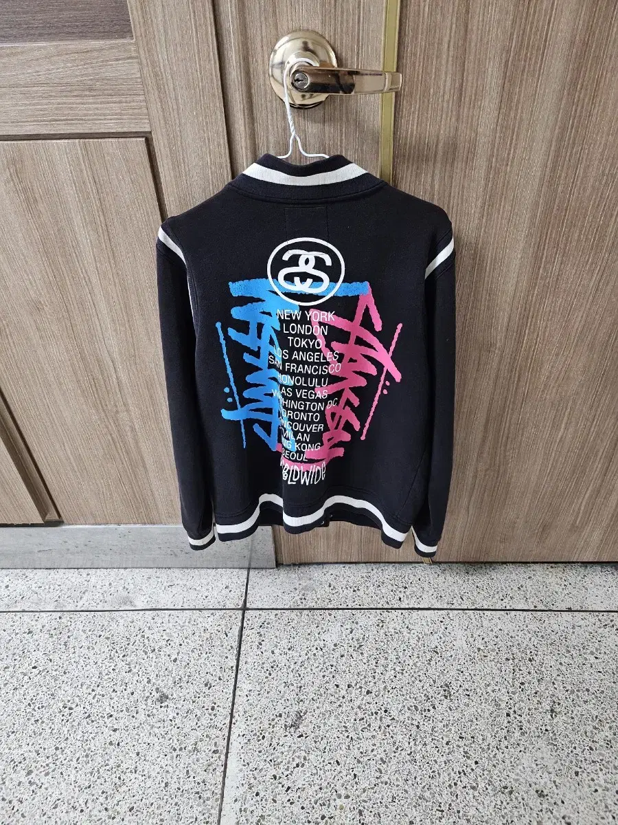 Stussy Worldwide Varsity Jacket M