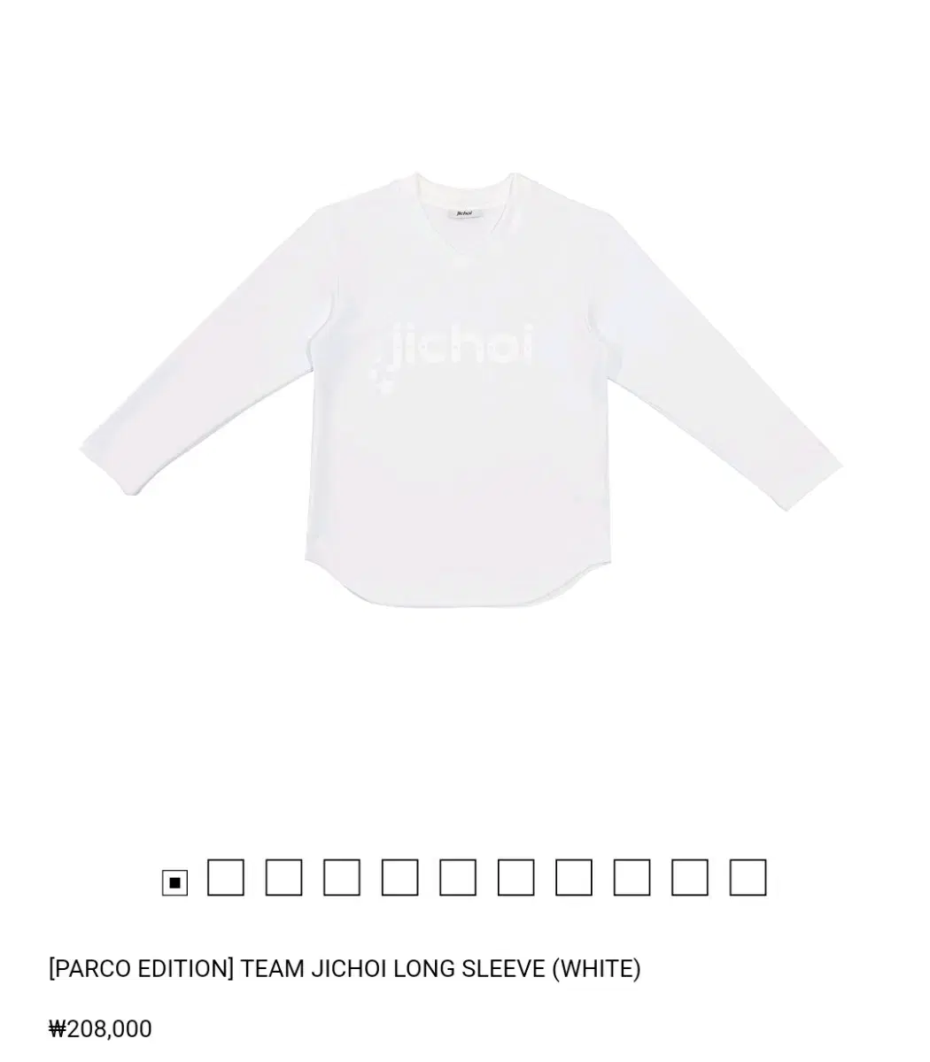 지초이 롱슬리브 team jichoi long sleeve size1