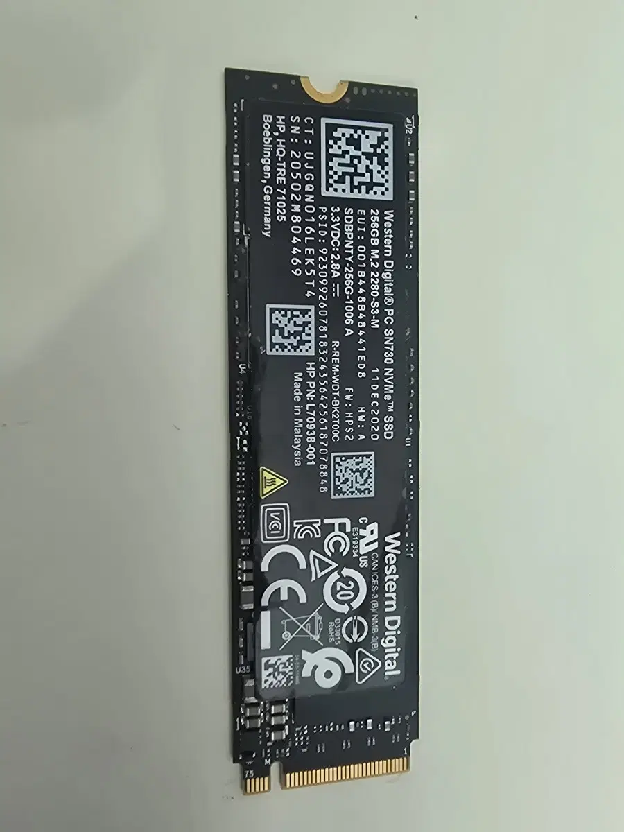 wd pc sn730 nvme