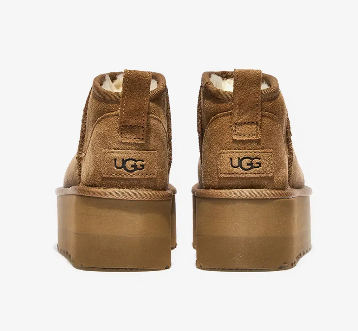 미국 어그 ugg 신세계인터네셔널 정품 울트라 미니 플랫폼 체스트넛 us