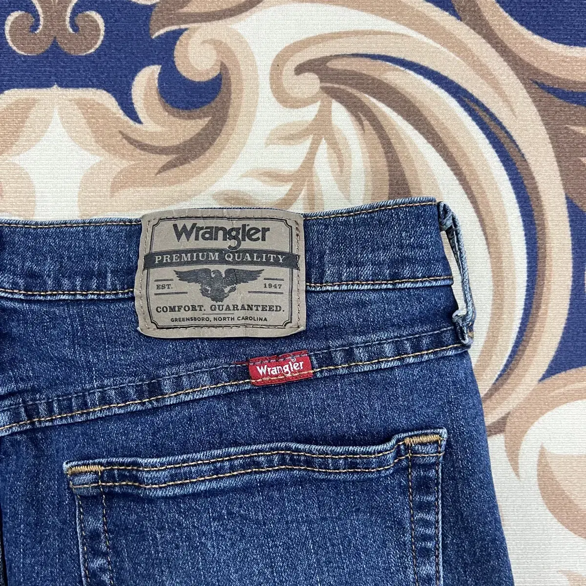 (32)WRANGLER 중청 데님팬츠