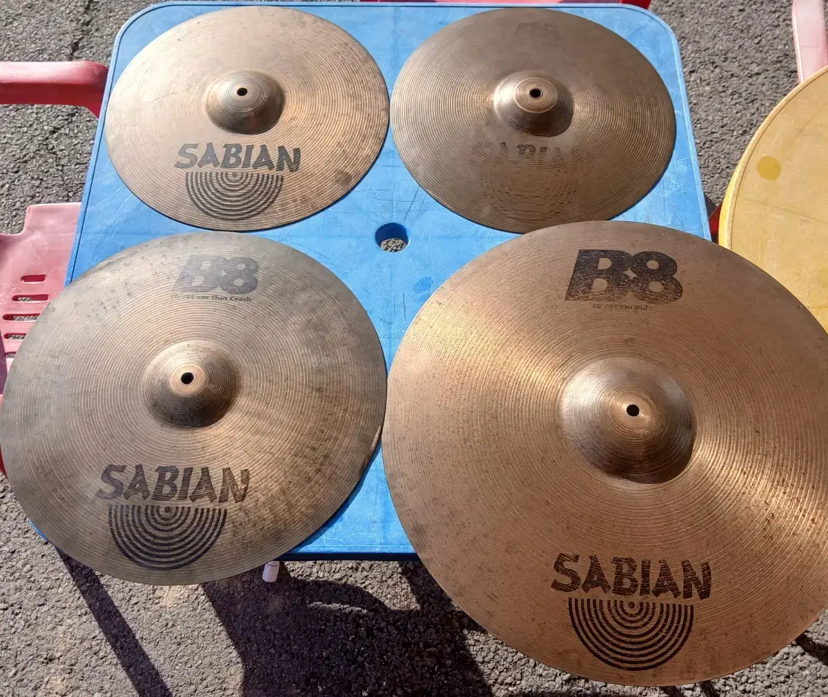 SABIAN B8 사비안 심벌세트 14인치 하이햇, 16인치 크래쉬, 2