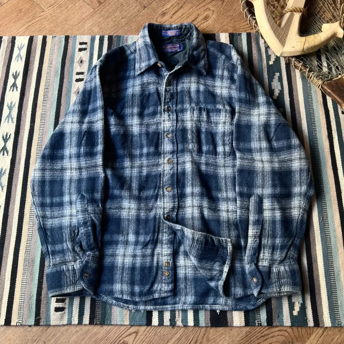 [M]PENDLETON 펜들턴 퓨어 울 타탄체크 셔츠