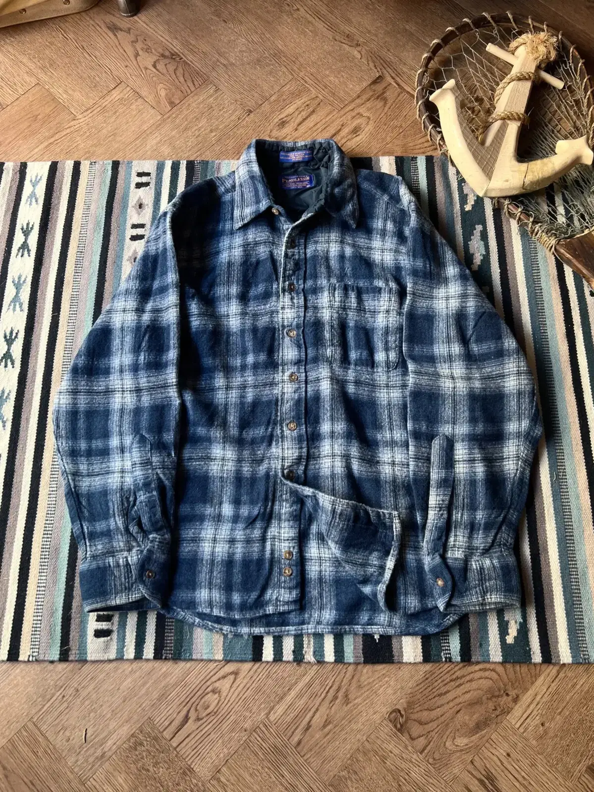 [M]PENDLETON 펜들턴 퓨어 울 타탄체크 셔츠