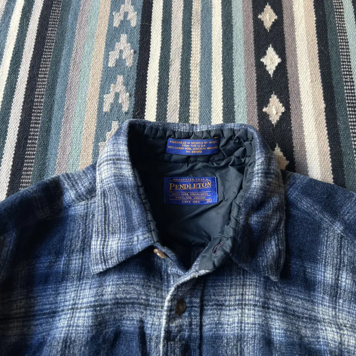 [M]PENDLETON 펜들턴 퓨어 울 타탄체크 셔츠