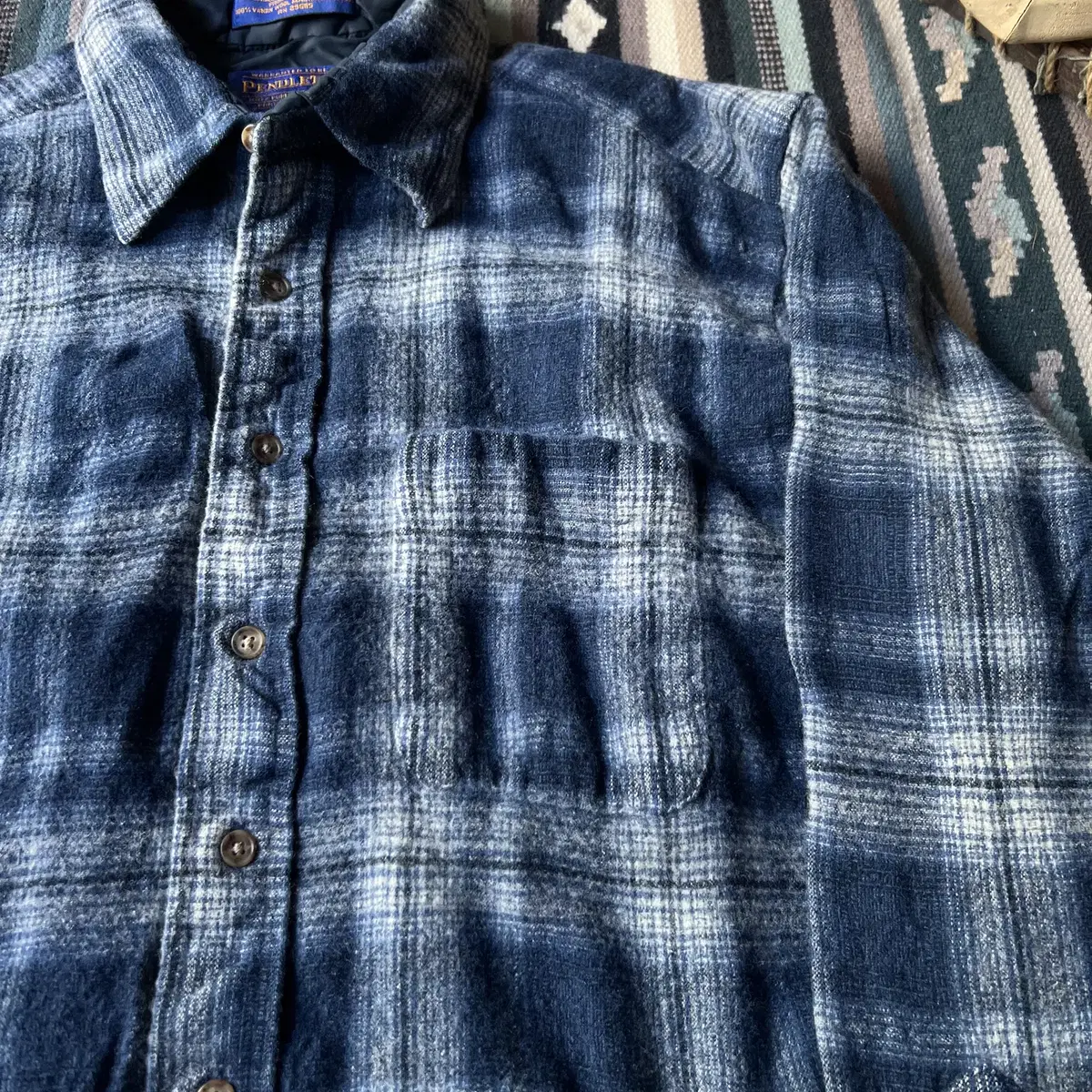 [M]PENDLETON 펜들턴 퓨어 울 타탄체크 셔츠