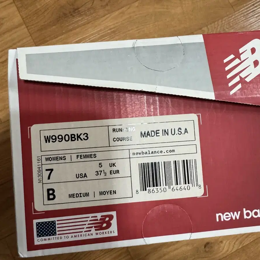 뉴발란스 w990 메이드인 USA BK3 새상품 245