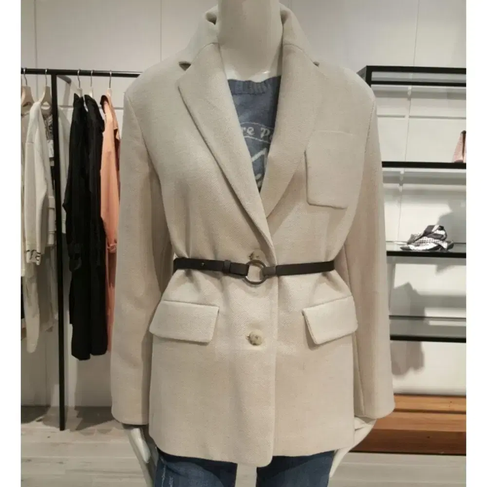 66) Zicut Twill Belted Jacket