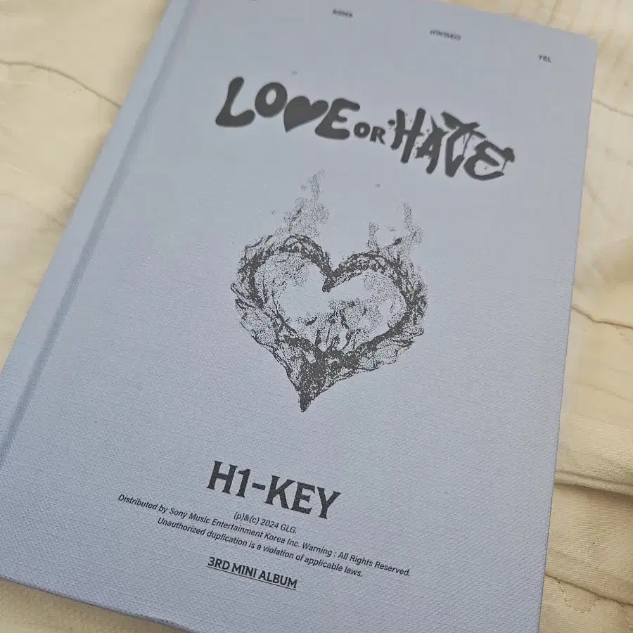 하이키 hikey 3집 싸인 멘트 to 있음 포카 비매 앨범