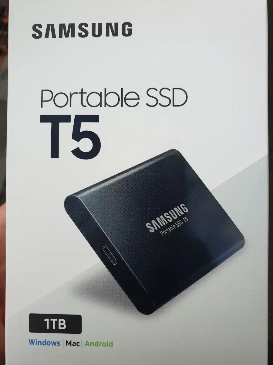 미개봉 삼성 외장 ssd t5 1tb 외장하드