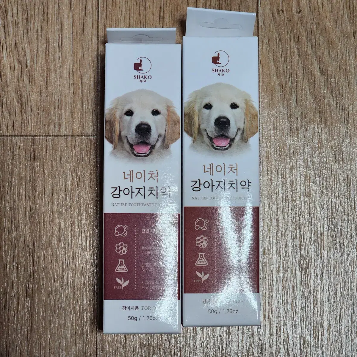 샤코 네이처 천연유래 강아지 치약50g(닭고기향)