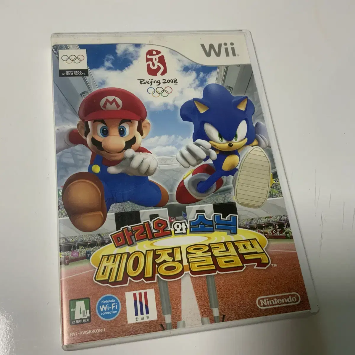 닌텐도 wii 위 마리오와 소닉 베이징 올림픽 / 스위치 칩 3DS CD