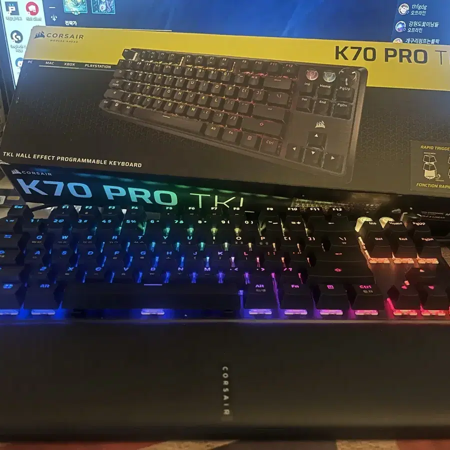 카세어 k70 pro tkl mgx 래피드트리거 마그네틱축