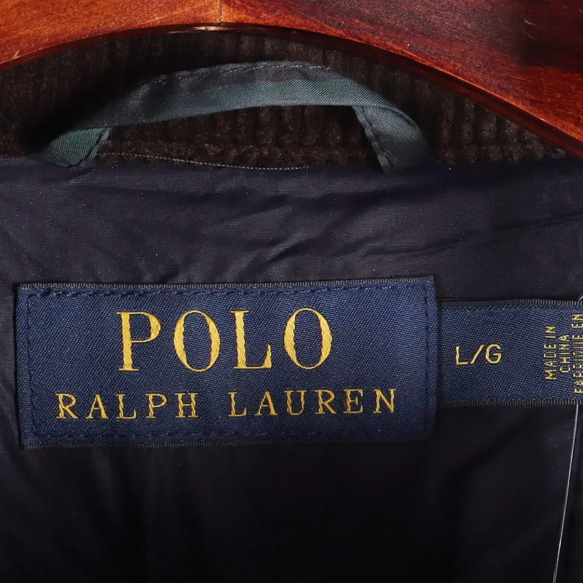 폴로 랄프로렌 POLO RALPH LAUREN 블랙와치 퀼팅 자켓 L