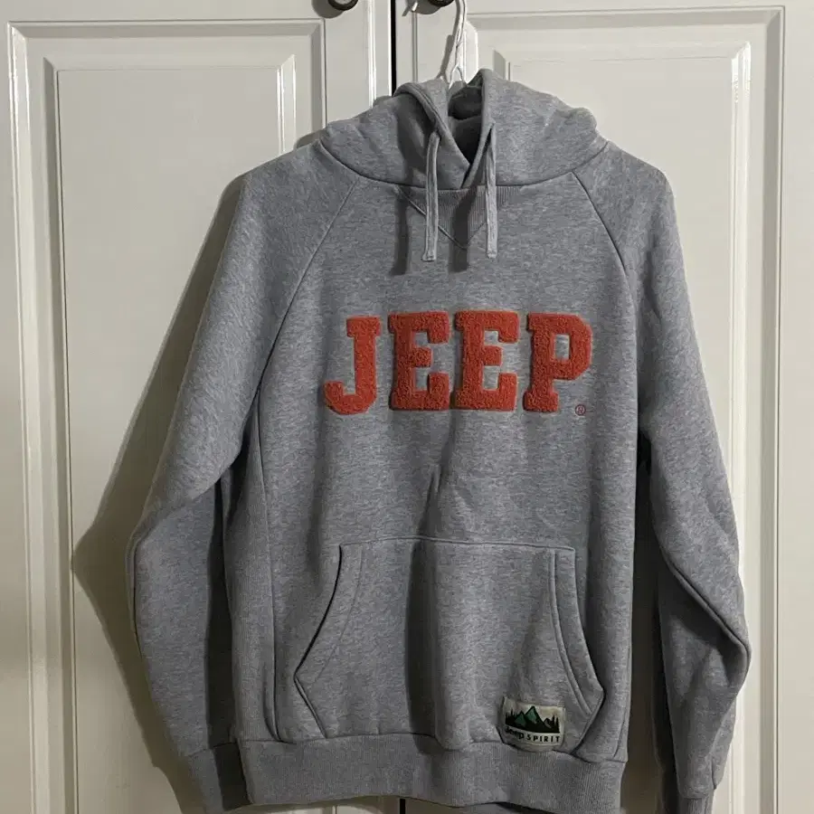 jeep 회색 후드티