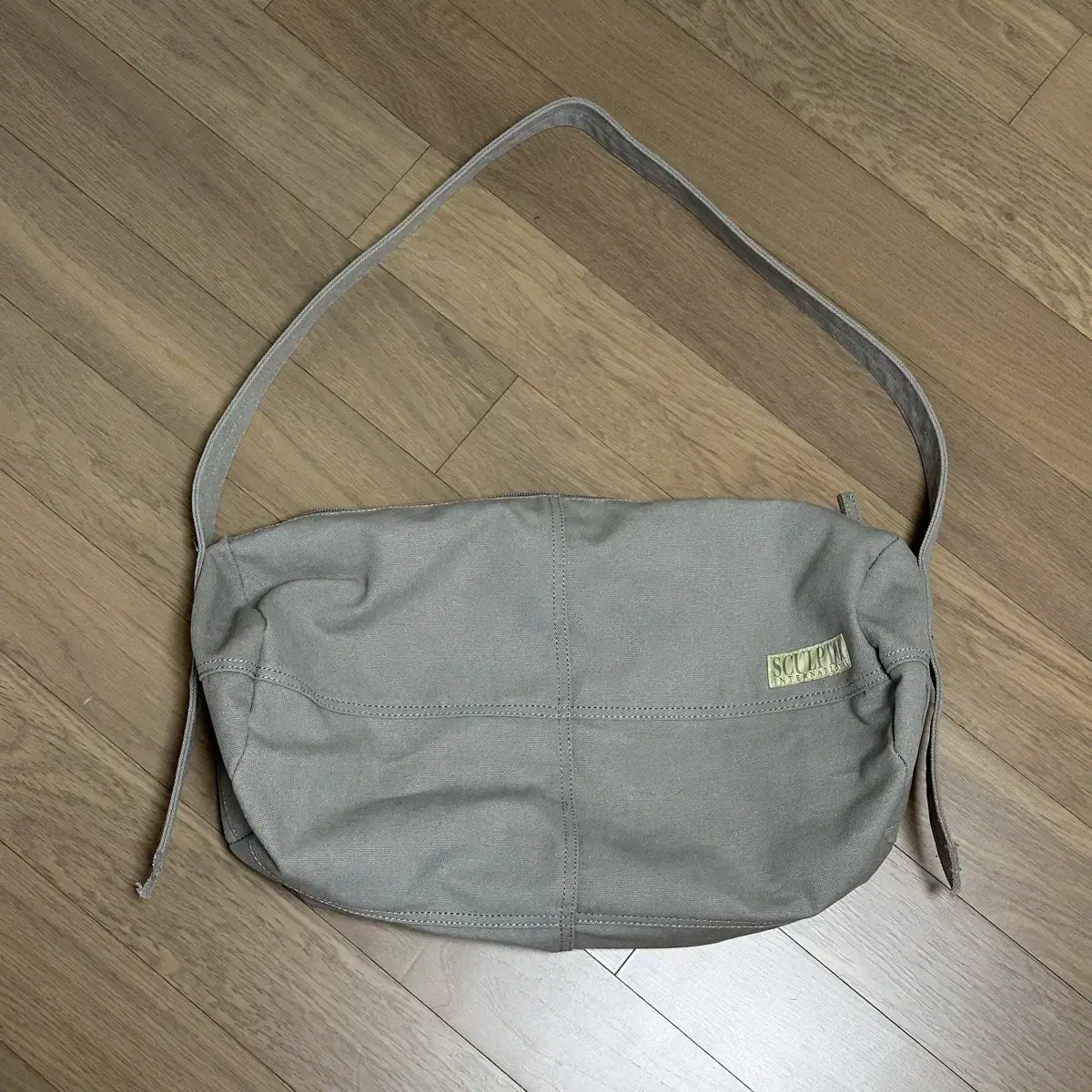 스컬프터 vintage canvas duffel bag 더플백 그레이