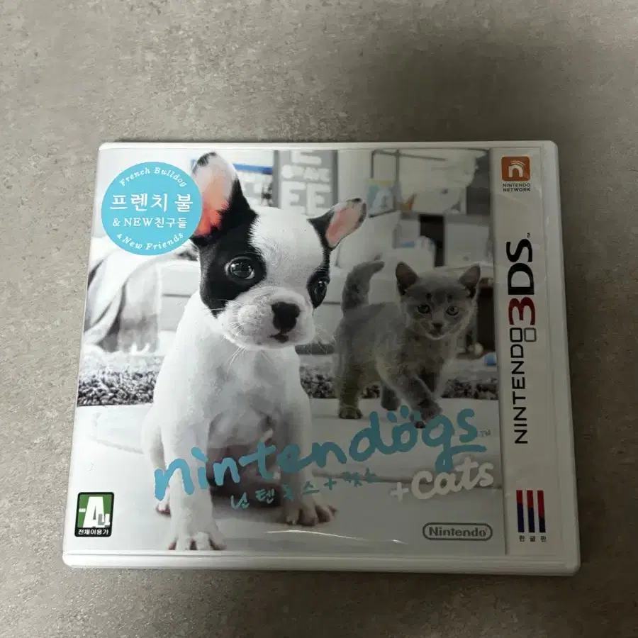 닌텐도 3ds 닌텐독스앤캣츠 프렌치불독 풀곽칩