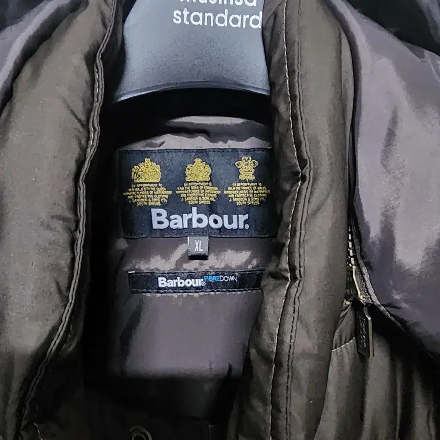 바버 (barbour) 후드 패딩 xl