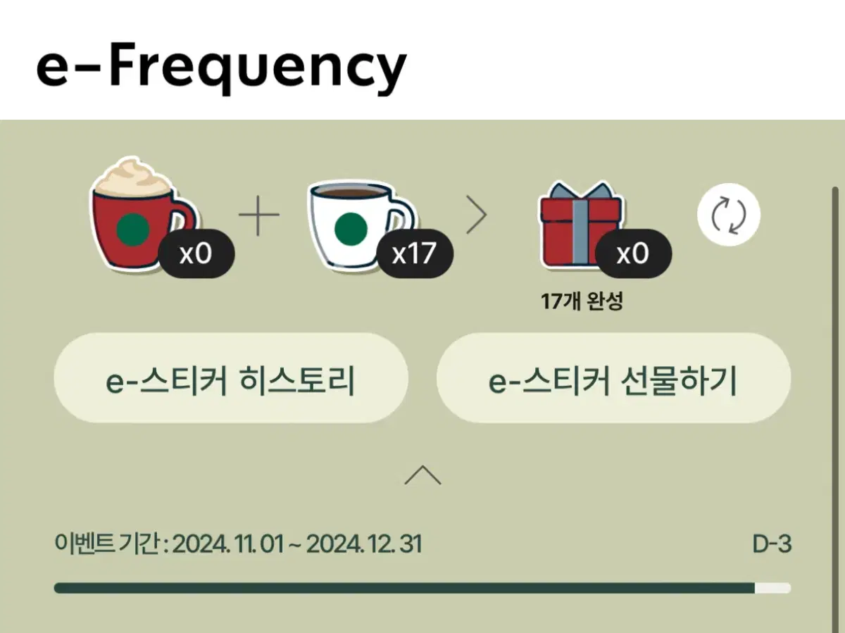 스벅 프리퀀시 팝니다