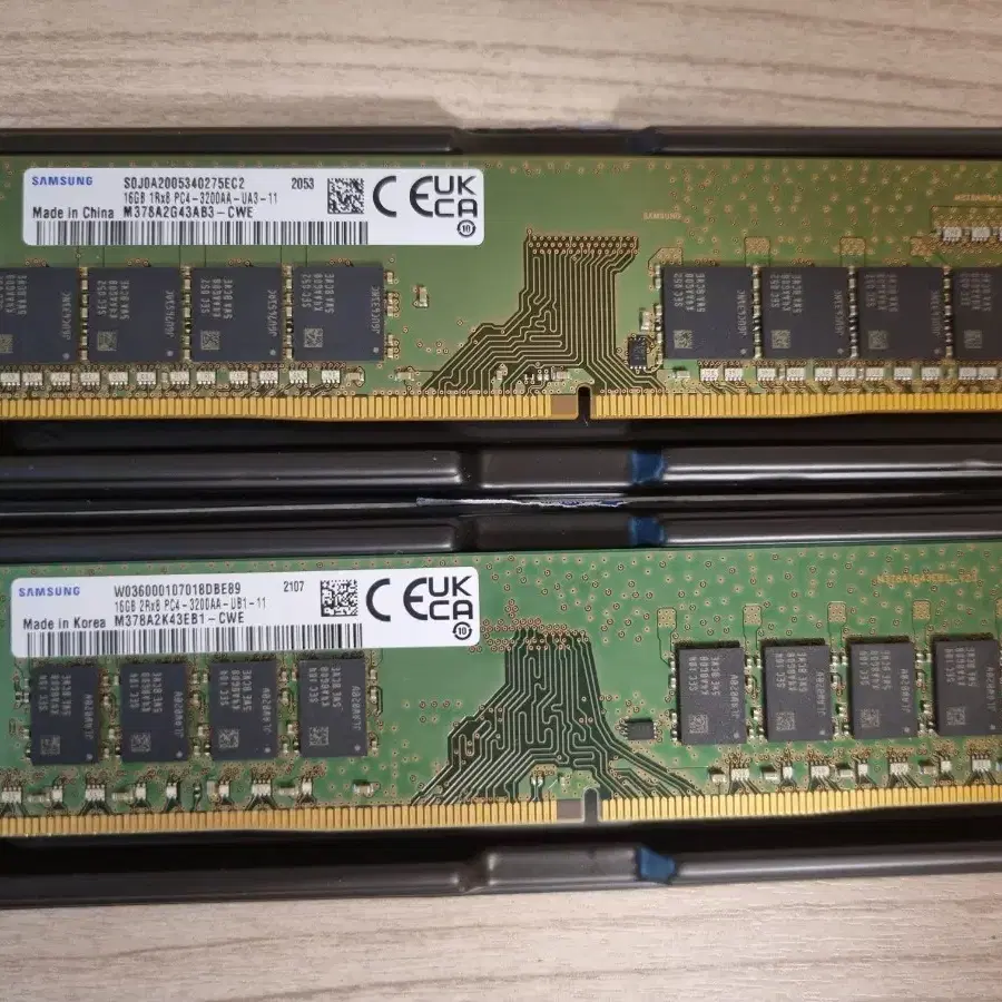 삼성 메모리 ddr4 32gb 3200 2개 합 64gb