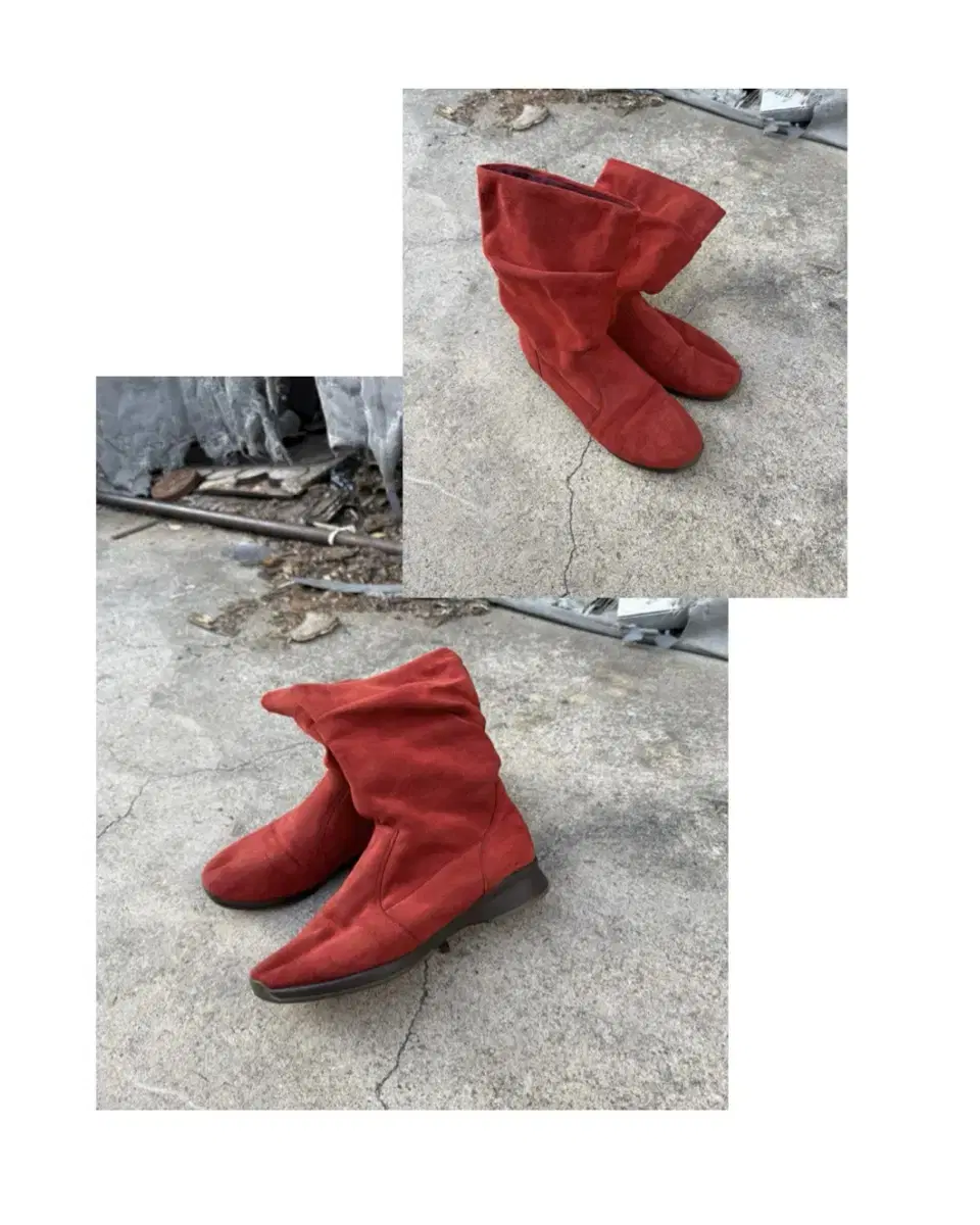 Vintage suede boots