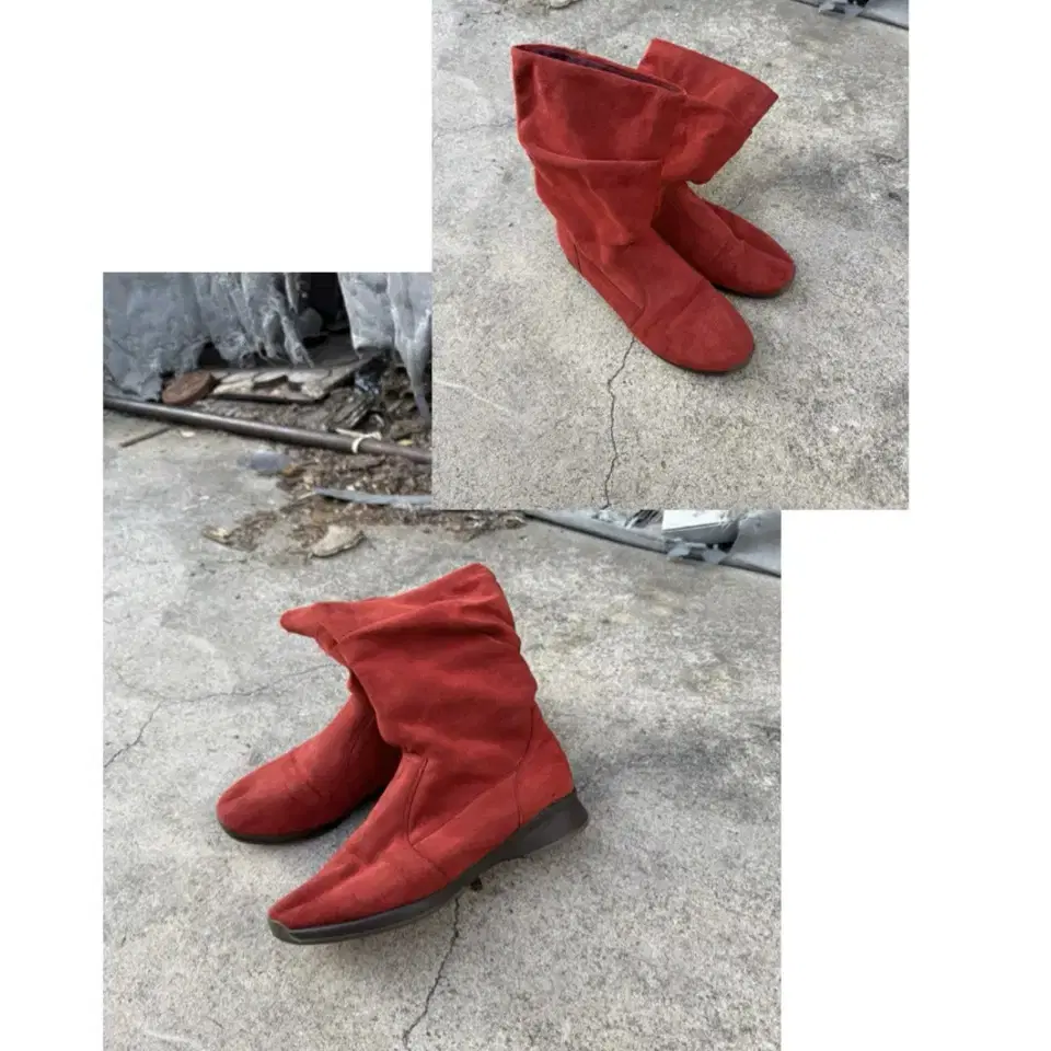 Vintage suede boots