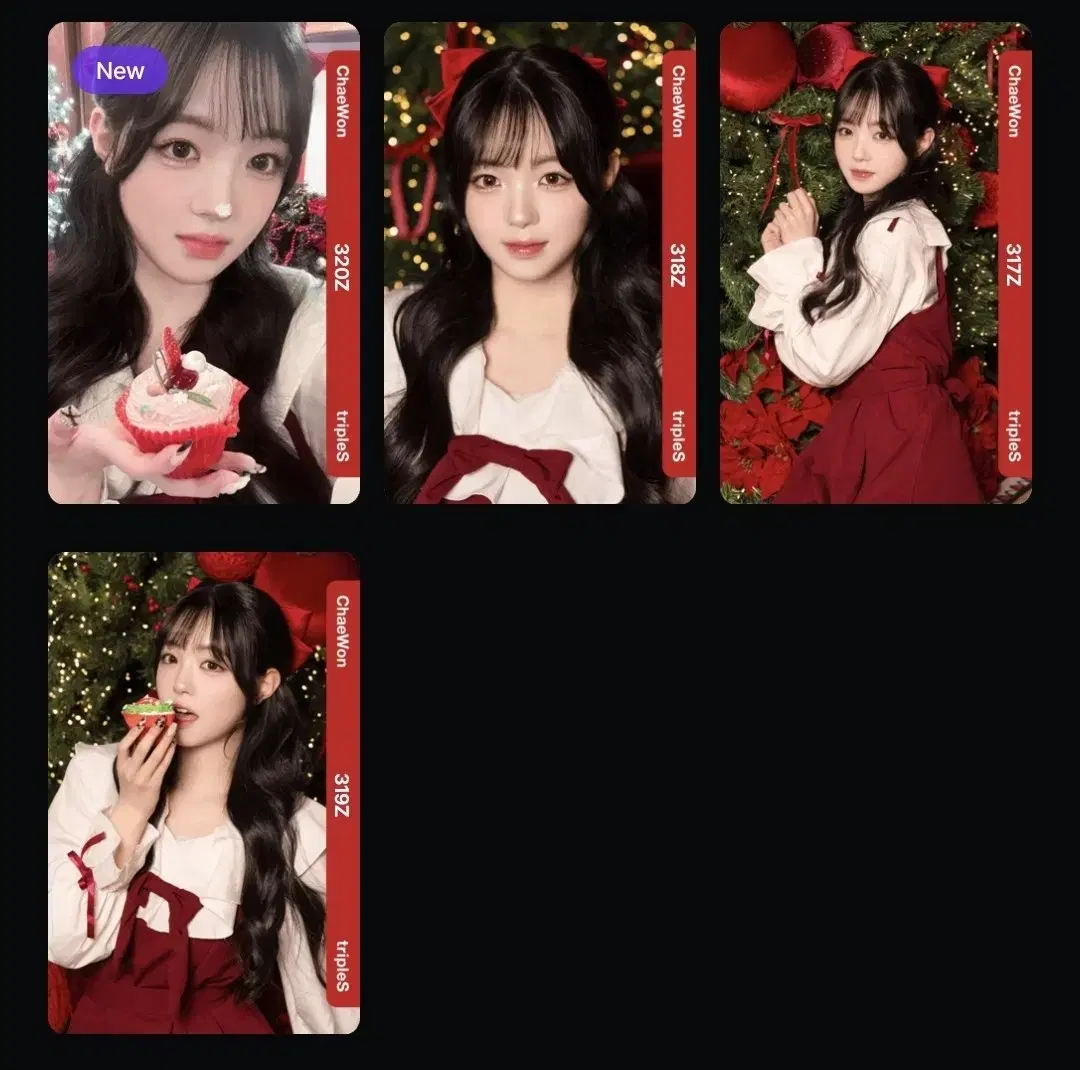 Triples Christmas Object Chaewon