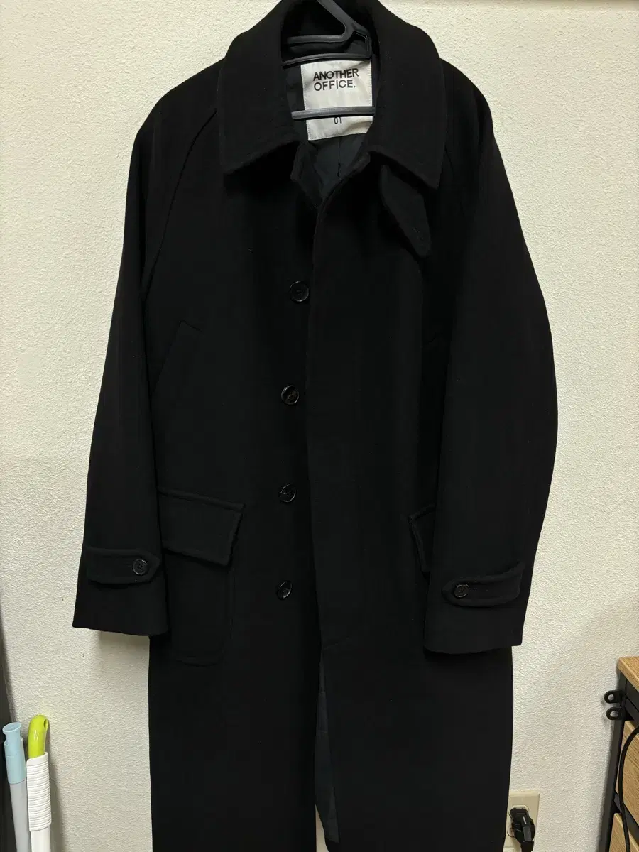 AnotherOffice Boyage Balmacan Coat Black 1 size