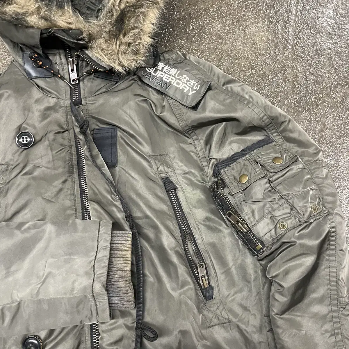 Superdry n3b 패딩 파카 (100-105)